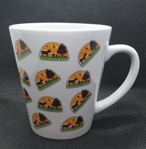 Greenacres logo Latte mug