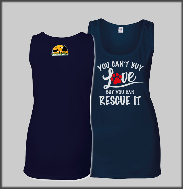 Ladies Vest Top,  You Cant Buy Love