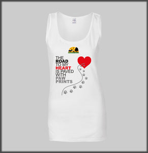 Ladies Vest Top, The Road to my Heart