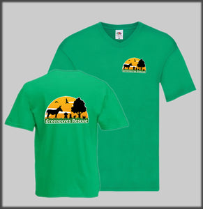 Adult V Neck T shirt