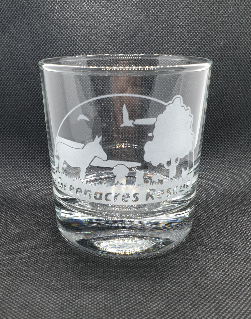 Engraved Greenacres Whiskey Glass