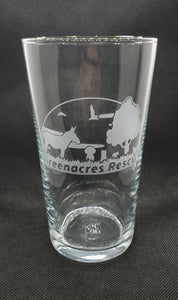 Engraved Pint Glass