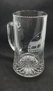 Engraved Tankard with Greenacres Logo